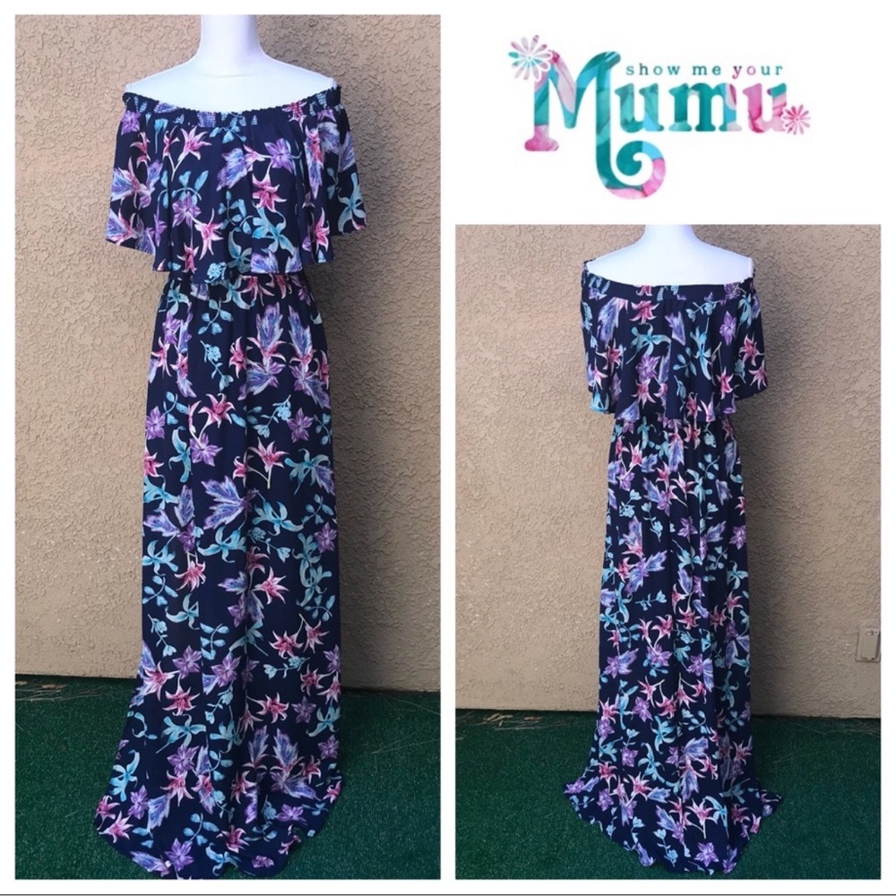 [Show Me Your Mumu] Floral Hacienda Ruffle Maxi